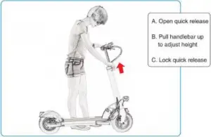 OPENING E-SCOOTER - Step 3