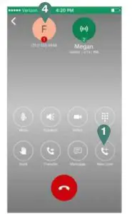 FIG 22 Conference calling