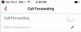 FIG 26 Call Forwarding
