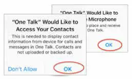 FIG 3 Accept all app and access permissions