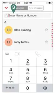 FIG 8 Making outgoing calls