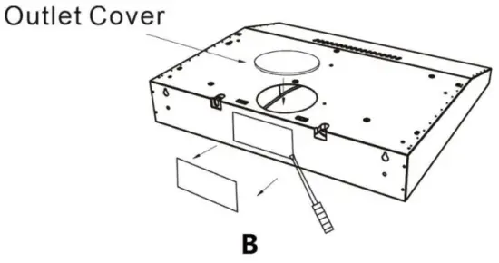 CIARRA CAS75918A Ductless Range Hood 30 inch Under Cabinet Hood - Horizontal 1