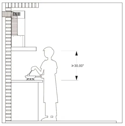 CIARRA CAS75918A Ductless Range Hood 30 inch Under Cabinet Hood - LED Board