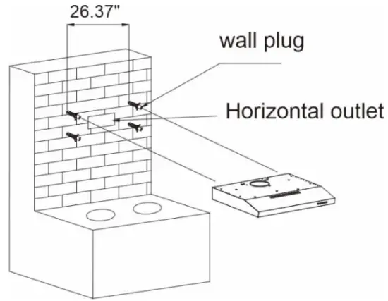 CIARRA CAS75918A Ductless Range Hood 30 inch Under Cabinet Hood - cooker hood