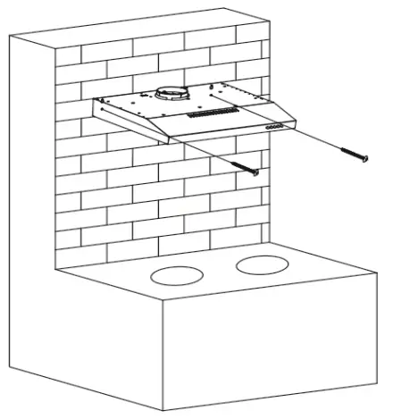 CIARRA CAS75918A Ductless Range Hood 30 inch Under Cabinet Hood - lower two
