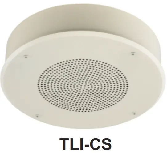 LOUROE ELECTRONICS TLI Series TLIVRSQ 2Way SpeakerMicrophone - TLI3