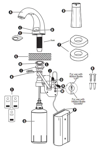 technical concepts OneShot Foam Composants