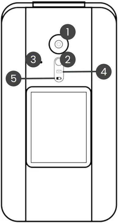 Nuu mobile F4L Flip Phone Overview B
