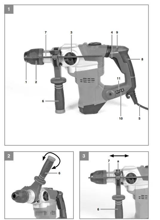 Einhell TE-RH 38 E Hammer drill-fig1