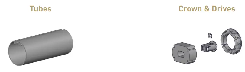 AUTOMATE MTDCRFQ28-2 DCRF Q2 12VDC Roller Shade Motor - COMPATIBLE PARTS