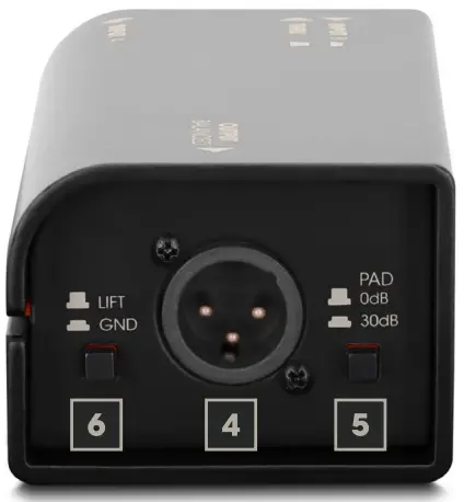 CONNECTIONS AND OPERATING ELEMENTS