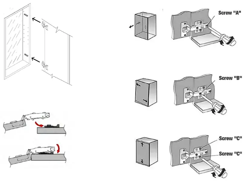 Glass Warehouse Orsa MC1 R 24 Mirror Cabinet - FIG5