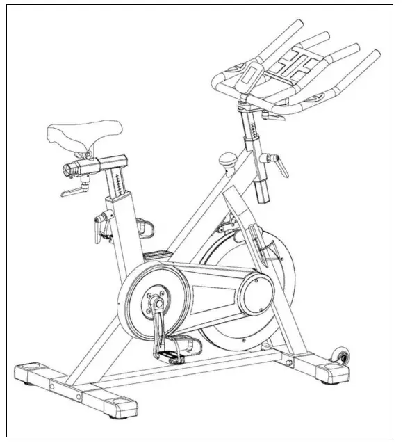 SUNNY Health Fitness SF-B1805 Smart Magnetic Indoor Cycling Bike