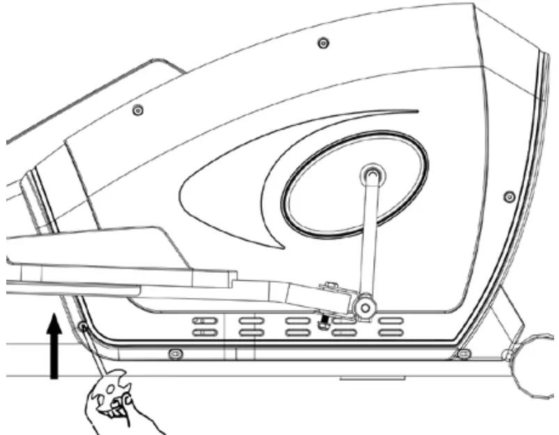 SUNNY Health Fitness SF E3607 Magnetic Elliptical Trainer - ADJUSTMENTS 1