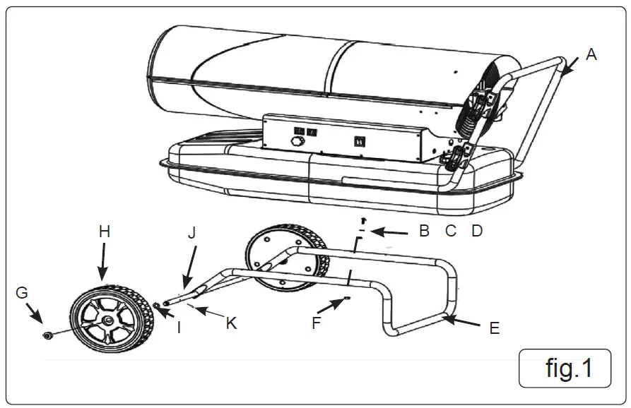 SEALEY-SPACE-WARMER-KEROSENE-DIESEL-HEATER-WITH-WHEELS-fig-4