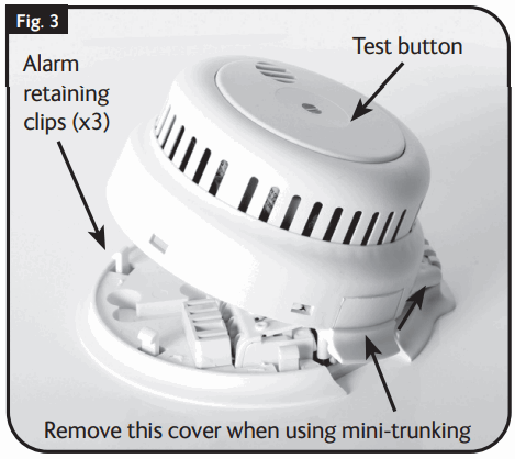 Firehawk FH250BB MAINS POWERED Smoke Alarms - Close the alarm making