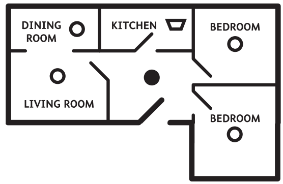 Firehawk FH250BB MAINS POWERED Smoke Alarms - SLEEPING AREAS