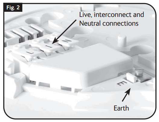 Firehawk FH250BB MAINS POWERED Smoke Alarms - separately electrically