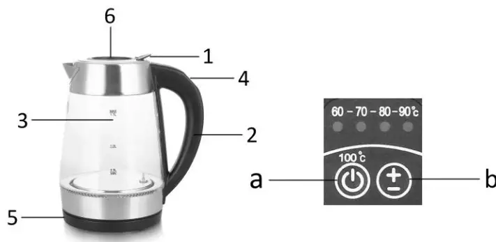 emerio Water kettle - DESCRIPTION