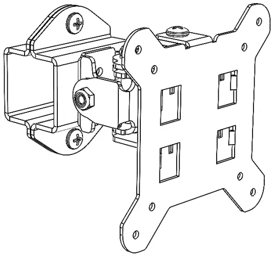 KENDALL HOWARD 5200 3 501 00 Performance 3 Axis Monitor Mount - Tools Needed 3