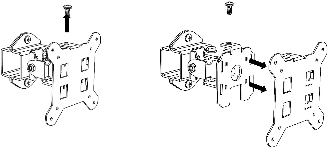 KENDALL HOWARD 5200 3 501 00 Performance 3 Axis Monitor Mount - Tools Needed 5