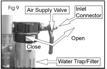 Clarke CPSB200B Pressurised Sandblaster 10