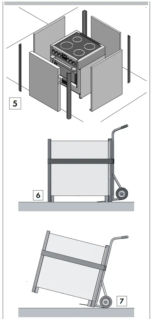 FULGOR MILANO F6PIR365S1 36 Inch Induction Pro Range - Figure 15