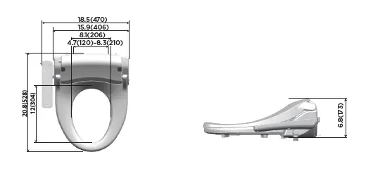 BEMIS-HAVEN-1000-Electric-Bidet-Toilet-Seat-fig-3