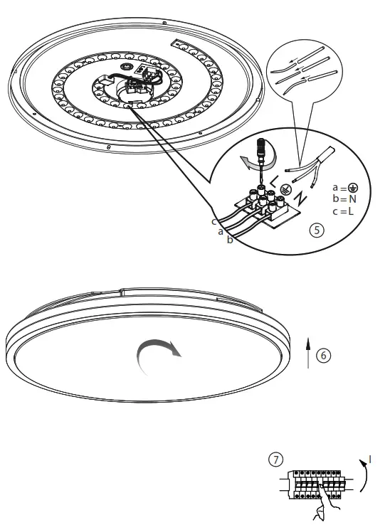 Leuchten Direkt 14844 17 ISABELL Ceiling Light LED- fig10