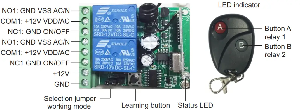 PNi CA500LR Remote Controlled Relay