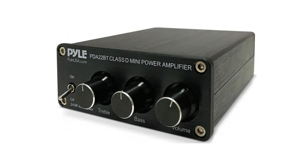 Pyle Pda22bt Desktop Wireless Bt Audio Amplifier User Guide