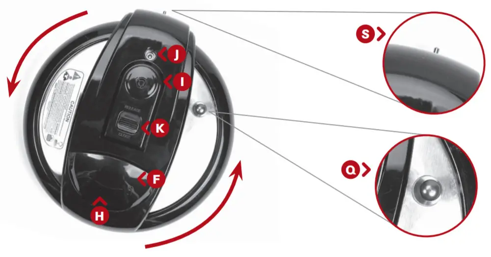 Power Cooker Digital Pressure Cooker - CAUTION