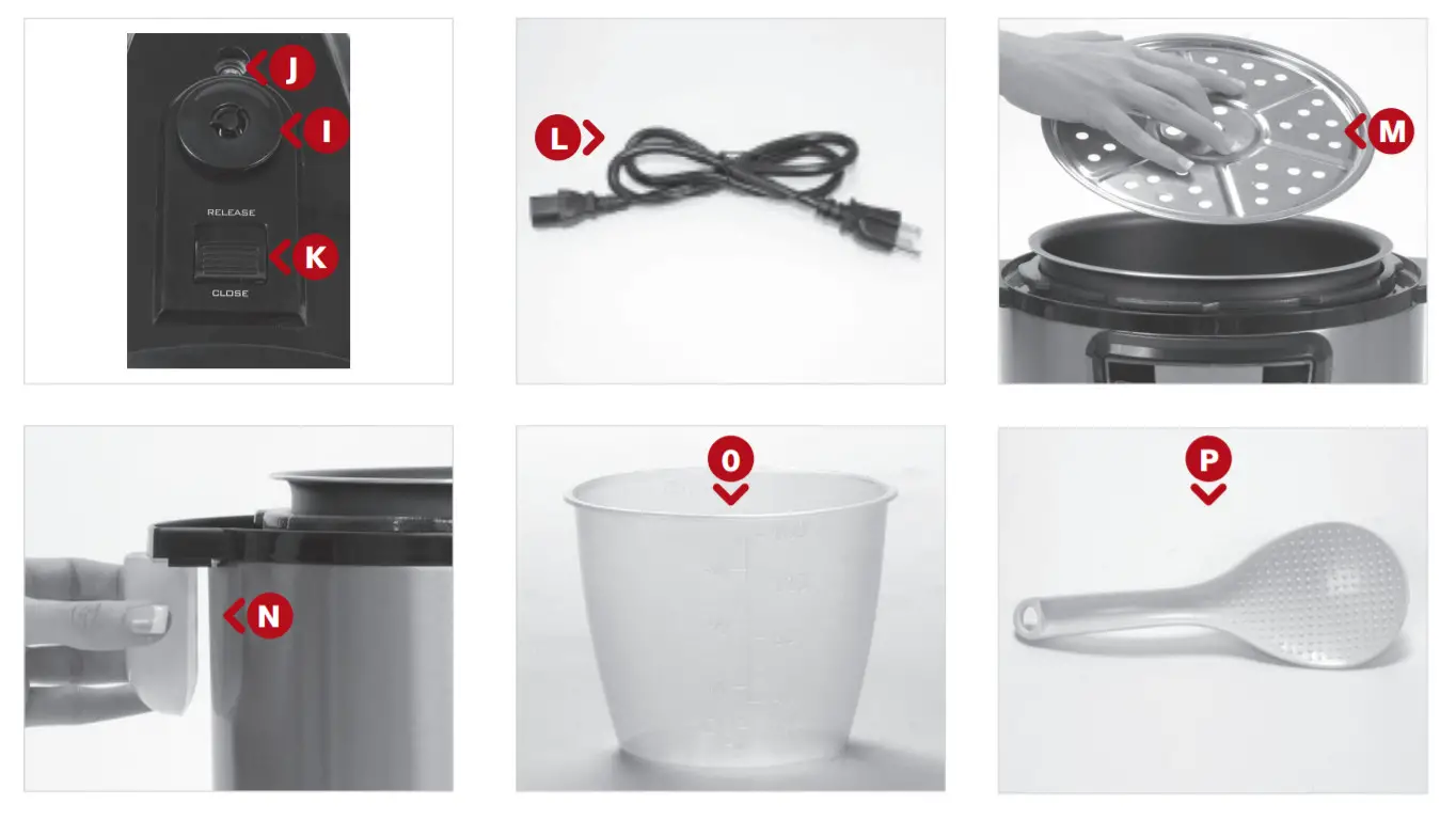 Power Cooker Digital Pressure Cooker - PARTS2