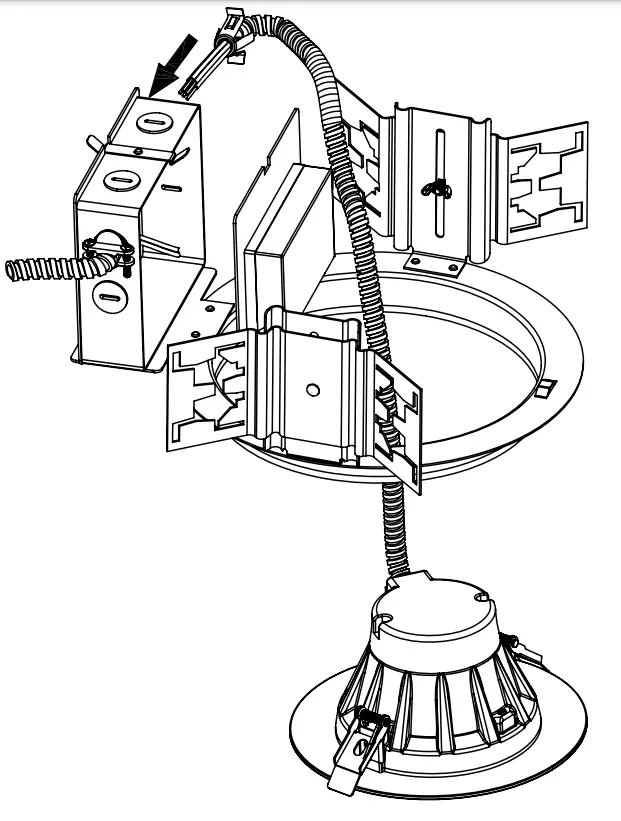 NICOR CLR62SWRVS9WH CLR Select Commercial Recessed LED Downlight fig 10
