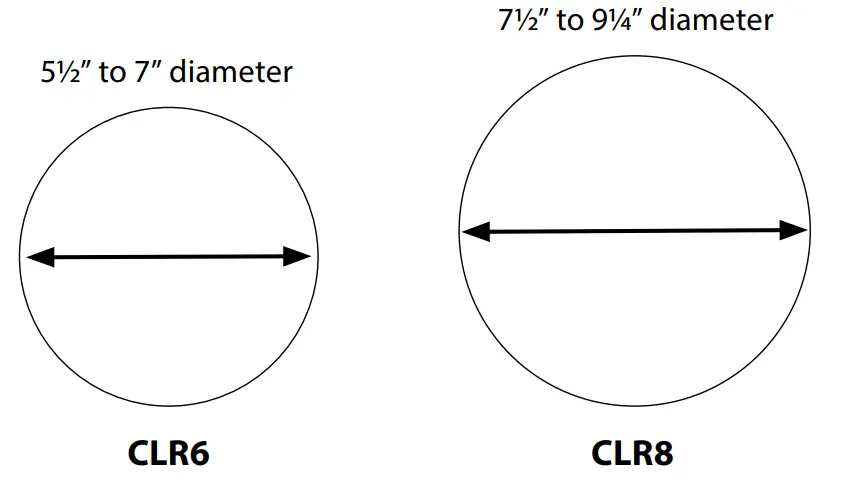 NICOR CLR62SWRVS9WH CLR Select Commercial Recessed LED Downlight fig 4