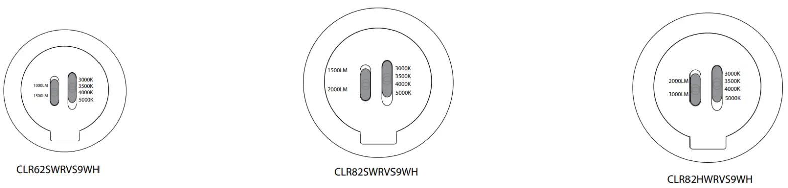 NICOR CLR62SWRVS9WH CLR Select Commercial Recessed LED Downlight fig 9