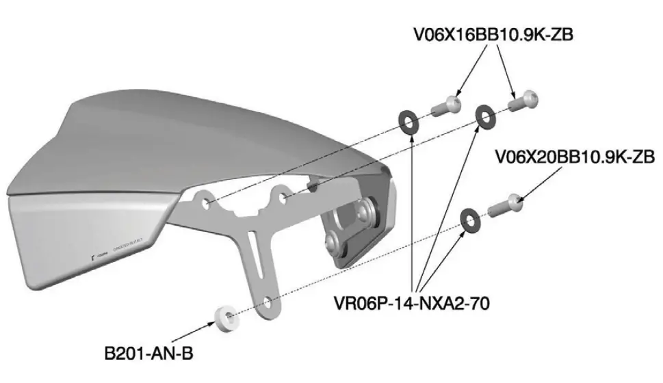 rizoma V2 2022 Headlight Fairing Ducati Streetfighter 1
