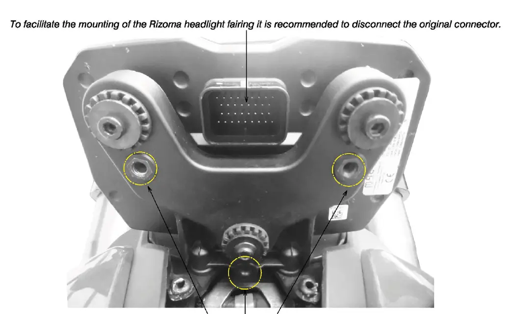 rizoma V2 2022 Headlight Fairing Ducati Streetfighter 3