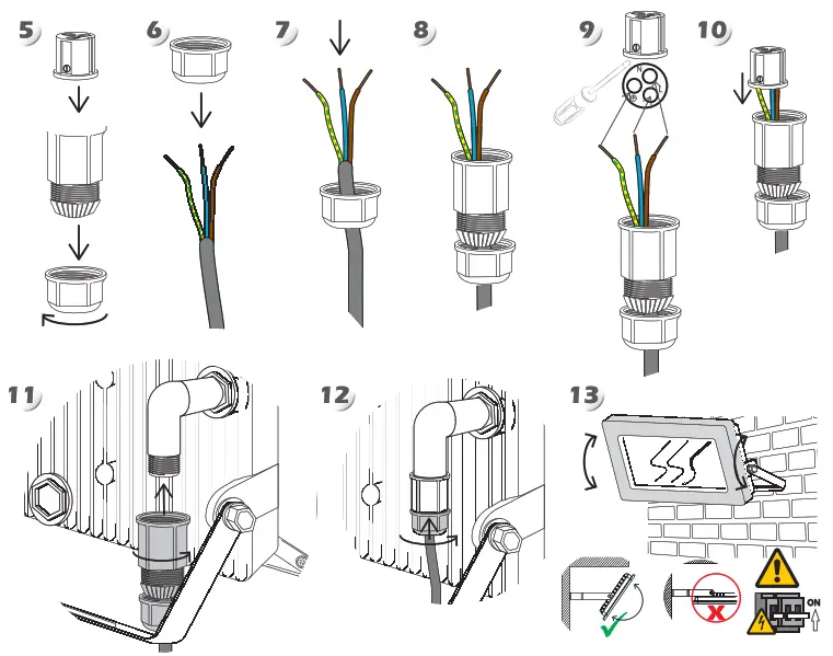 LED s Light 310700 Waterproof LED Floodlight LEDs Light - fig1
