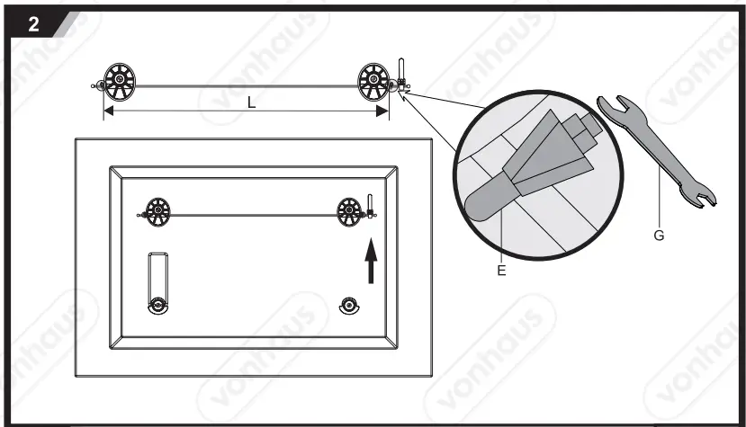 VonHaus 3000115 Ultra Slim Picture Frame TV Bracket-fig11