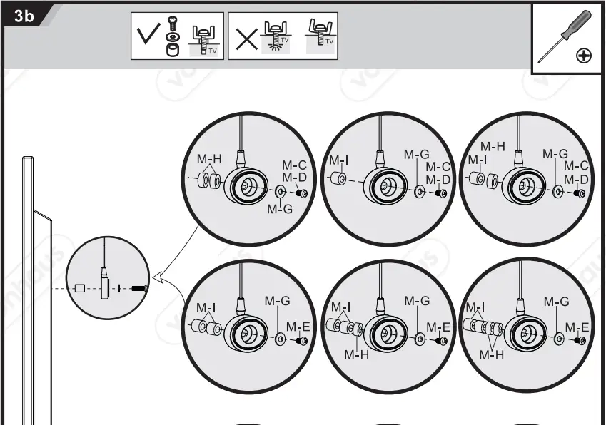 VonHaus 3000115 Ultra Slim Picture Frame TV Bracket-fig13