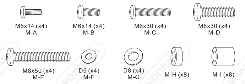 VonHaus 3000115 Ultra Slim Picture Frame TV Bracket-fig5
