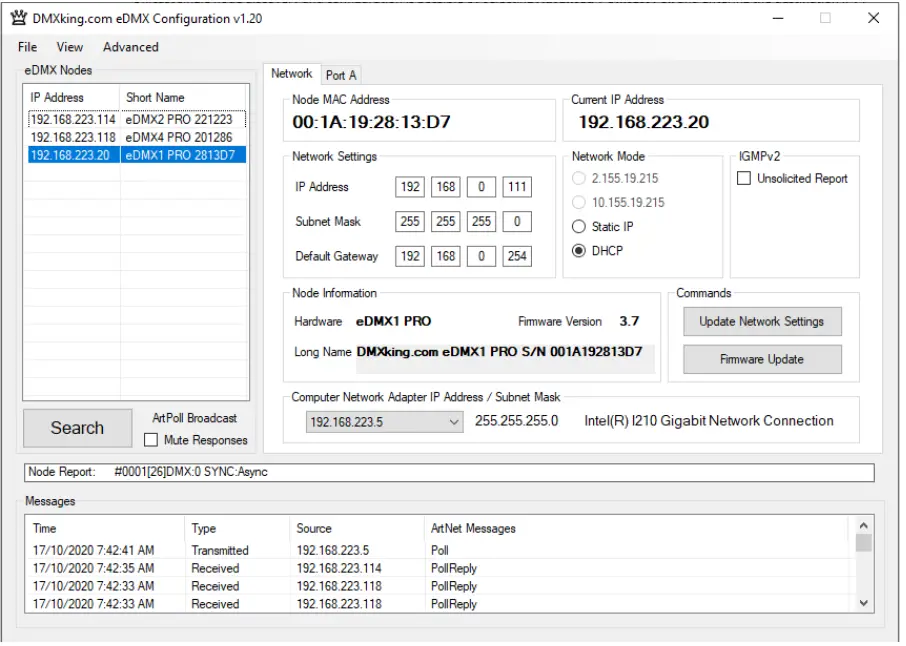 DMXking eDMX1 PRO Ethernet DMX Adapter-4
