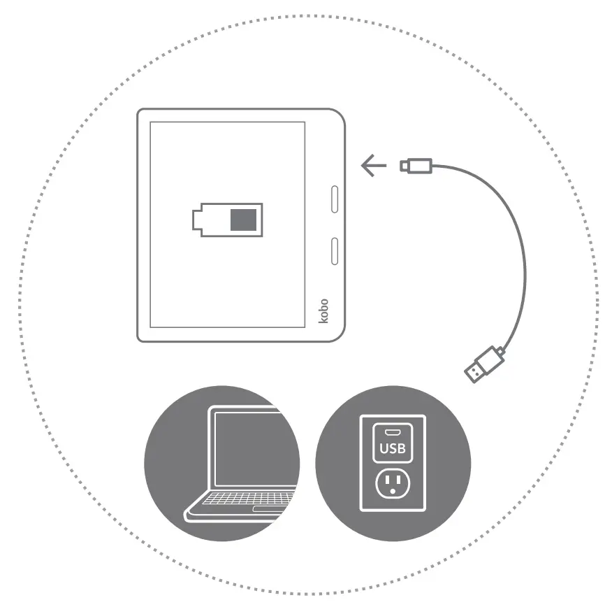 kobo Sage eReader Package Content