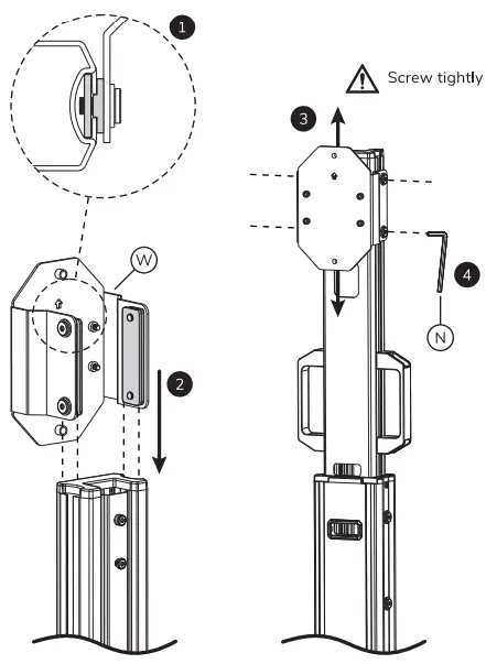 Neomounts FL50S-825BL1 Floor Stand-fig10