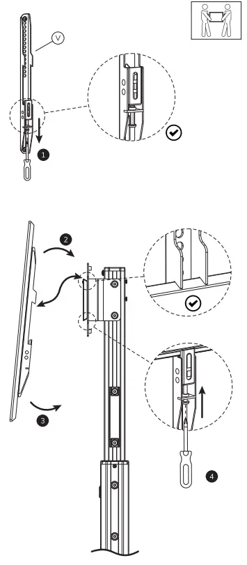 Neomounts FL50S-825BL1 Floor Stand-fig14