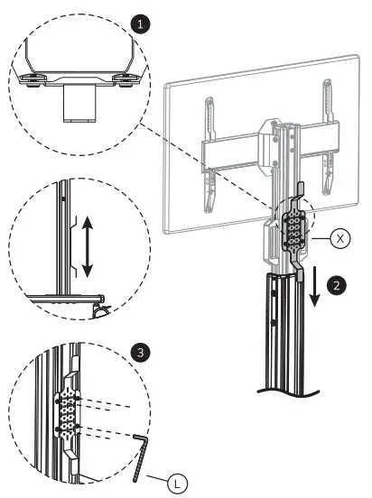 Neomounts FL50S-825BL1 Floor Stand-fig16