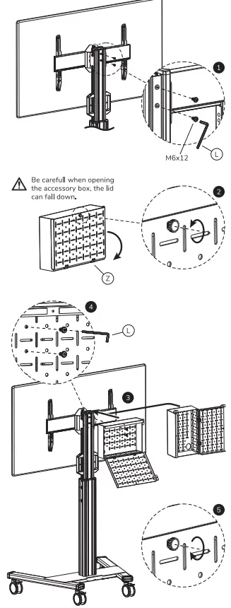 Neomounts FL50S-825BL1 Floor Stand-fig17