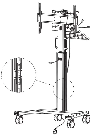 Neomounts FL50S-825BL1 Floor Stand-fig18