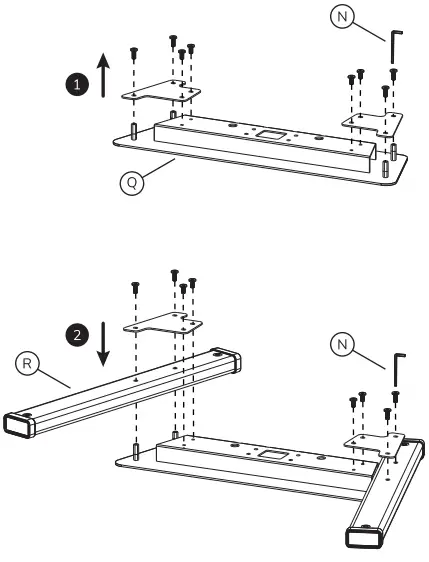 Neomounts FL50S-825BL1 Floor Stand-fig4